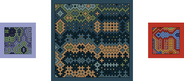 Figure#002: Hitomezashi composition