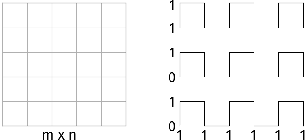 Figure#001: Hitomezashi example